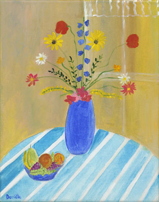 Blue Vase by Michele Brunschvig Dariele